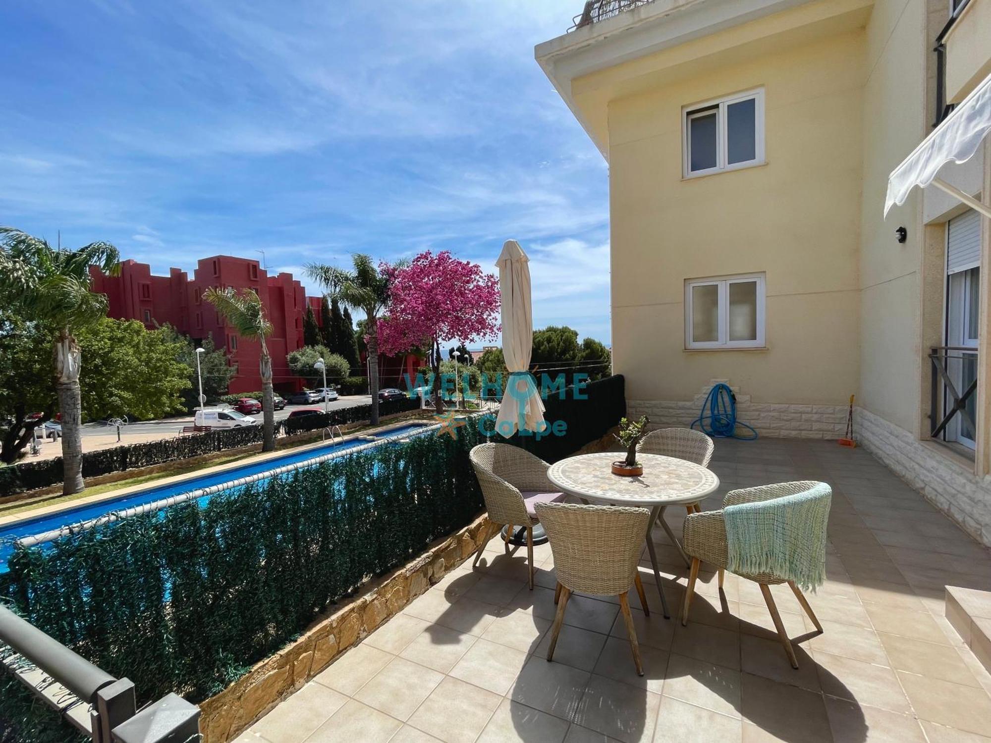 Manzana Bonito Y Comodo Apartamento Con Piscina Κάλπε Εξωτερικό φωτογραφία