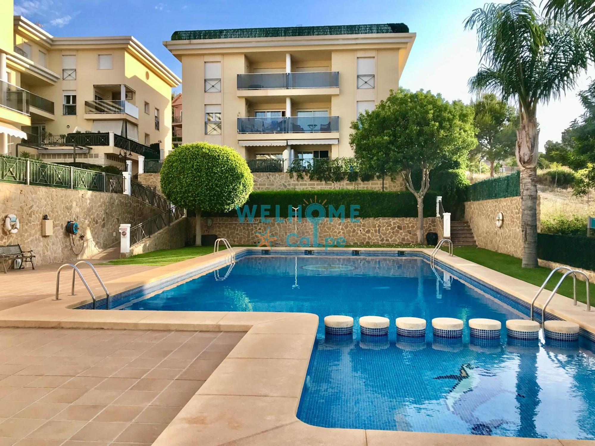 Manzana Bonito Y Comodo Apartamento Con Piscina Κάλπε Εξωτερικό φωτογραφία