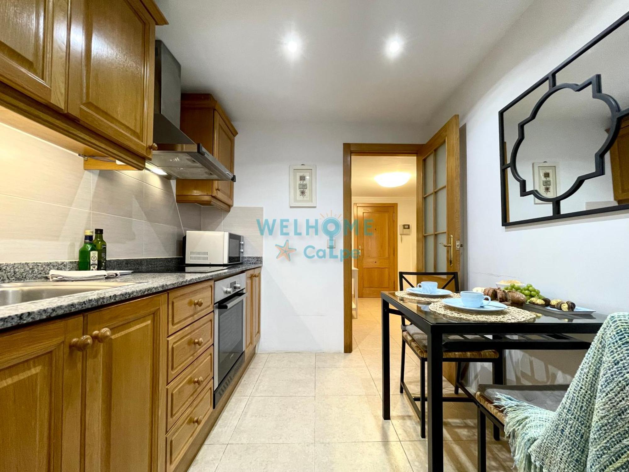 Manzana Bonito Y Comodo Apartamento Con Piscina Κάλπε Εξωτερικό φωτογραφία